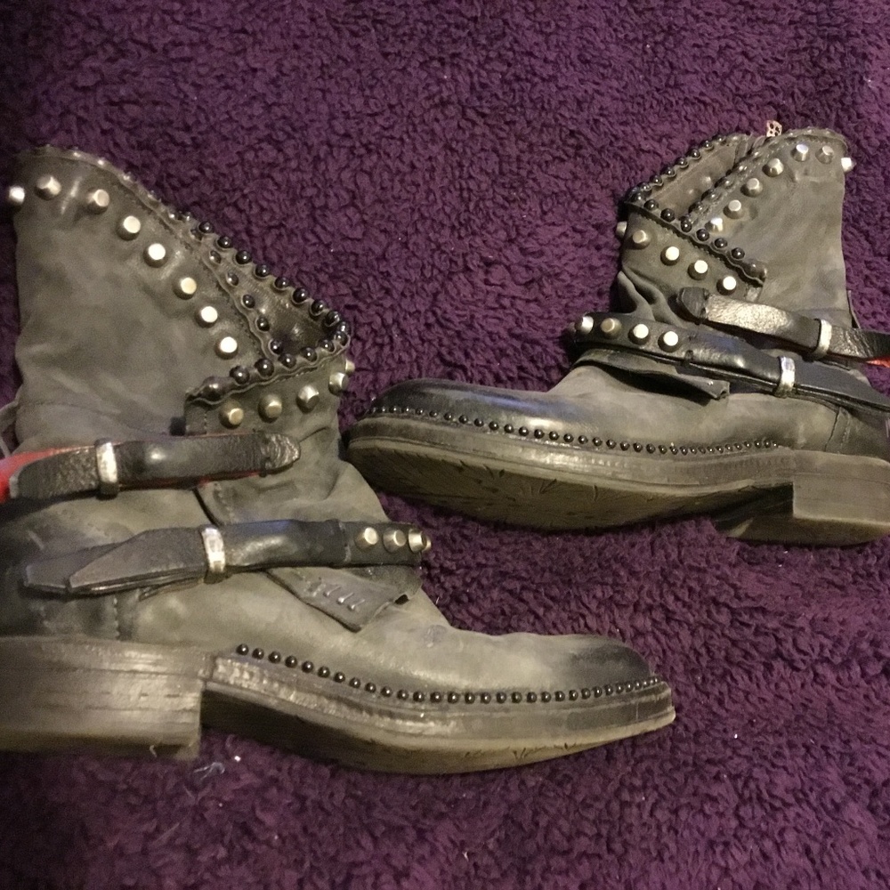 A.S. 98 studded booties!  Sz 39